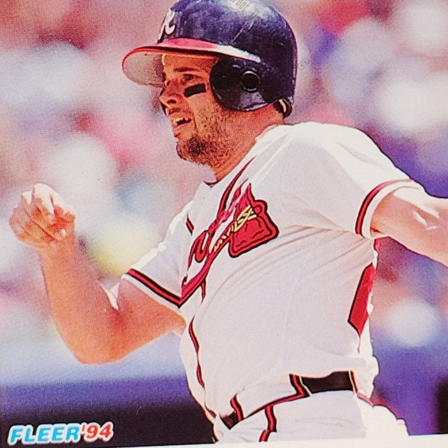Mark Lemke, Atlanta Braves, #363, 1994 Fleer Baseball Collector's Card