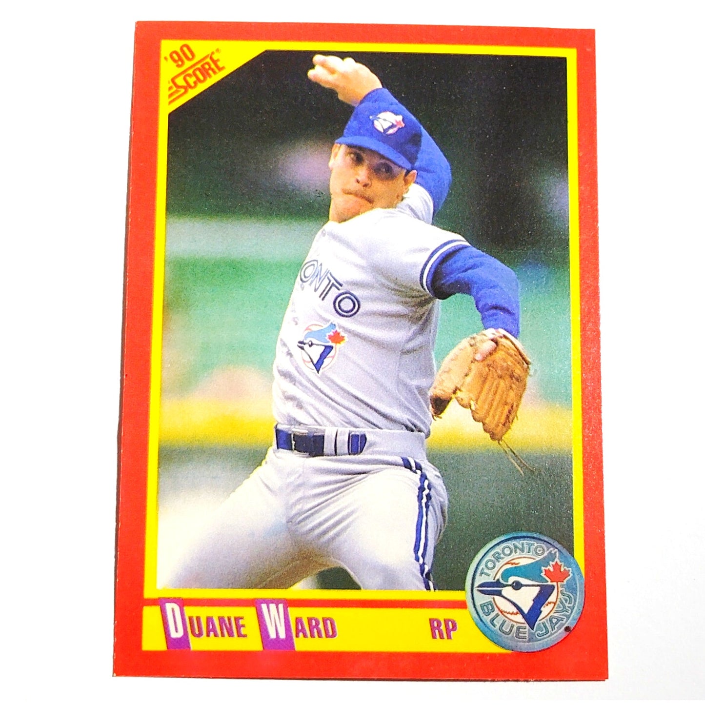 1990 Score Duane Ward #439 Toronto Blue Jays Relief Pitcher MLB Baseball EX
