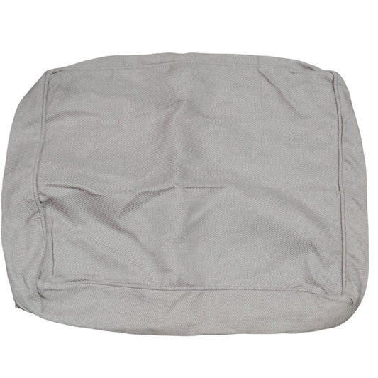 Outdoor Furniture Ottoman Slipcover – 24"W×19.5"D×4.25"H Taupe Beige, No Filling