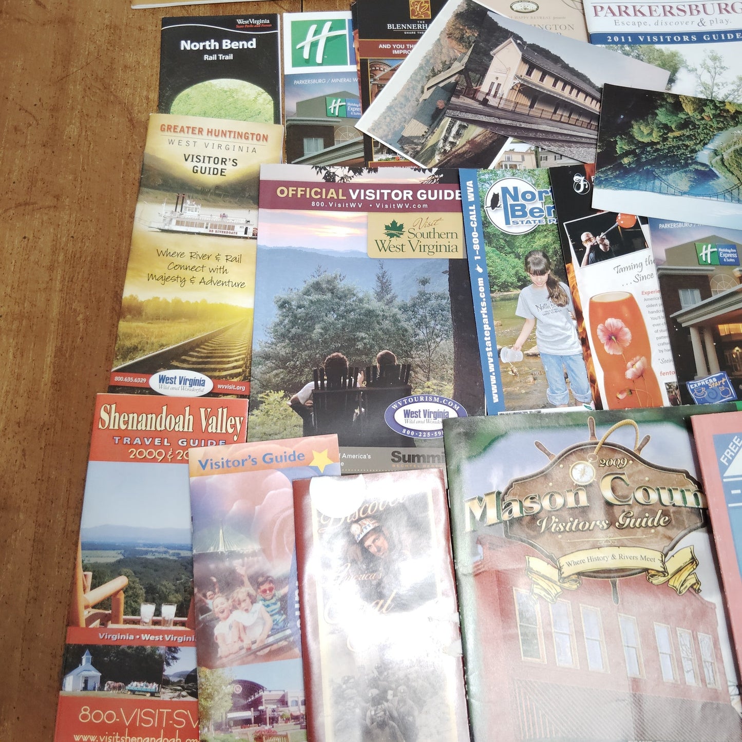 West Virginia Tourism Ephemera Lot - Brochures, Maps, Guides & Clippings