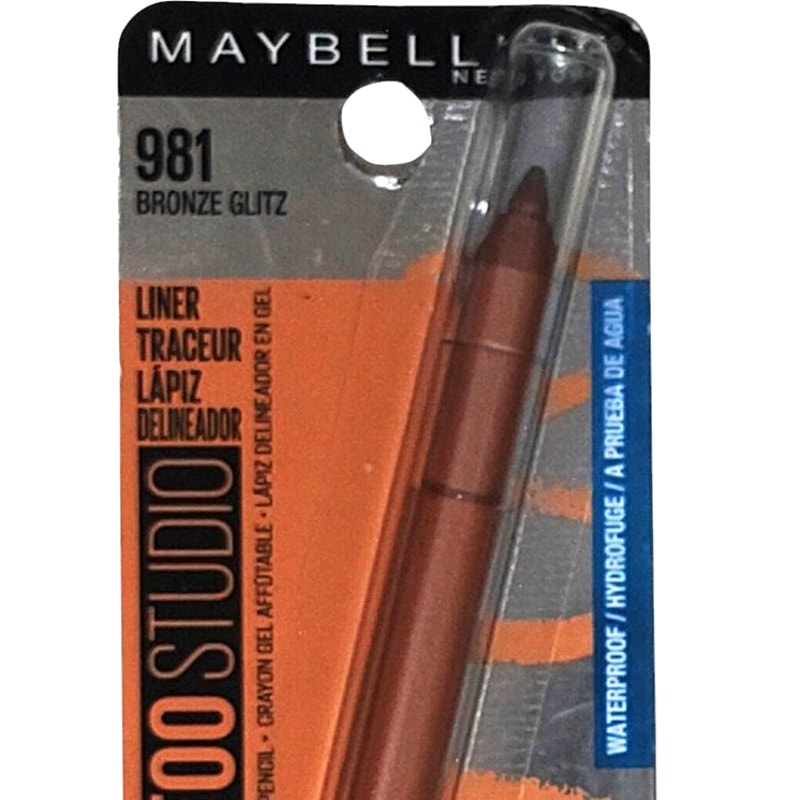 Maybelline Tattoo Studio Gel Eyeliner – Bronze Glitz, Waterproof, 36HR Wear