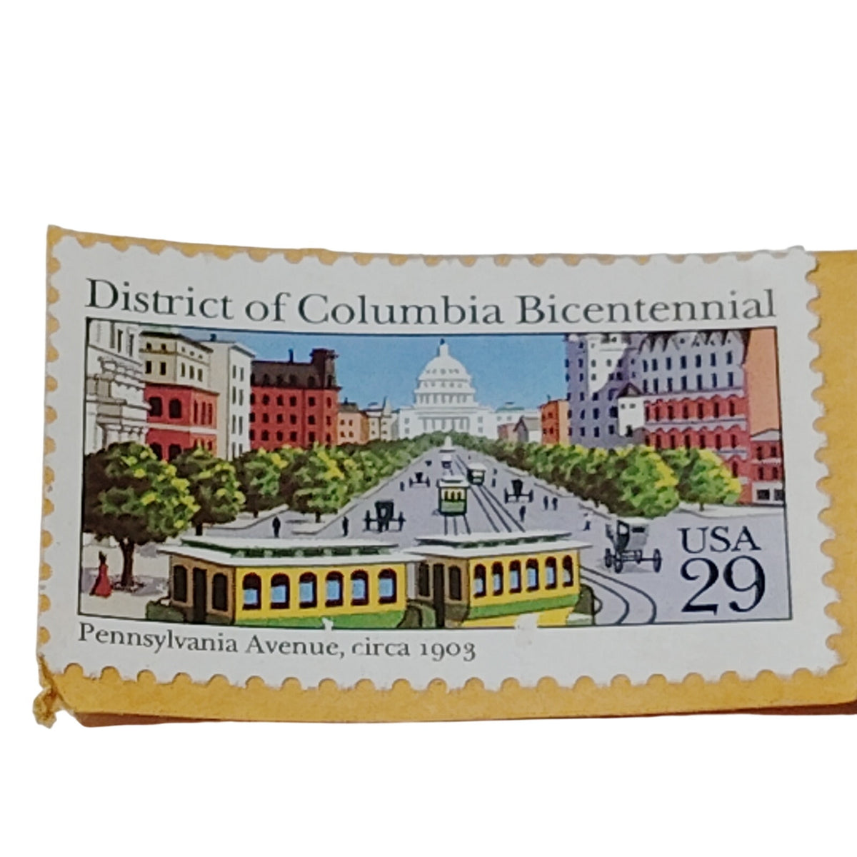 1991 USPS Pennsylvania Avenue DC Bicentennial 29 Cent US Postage Stamp #2561