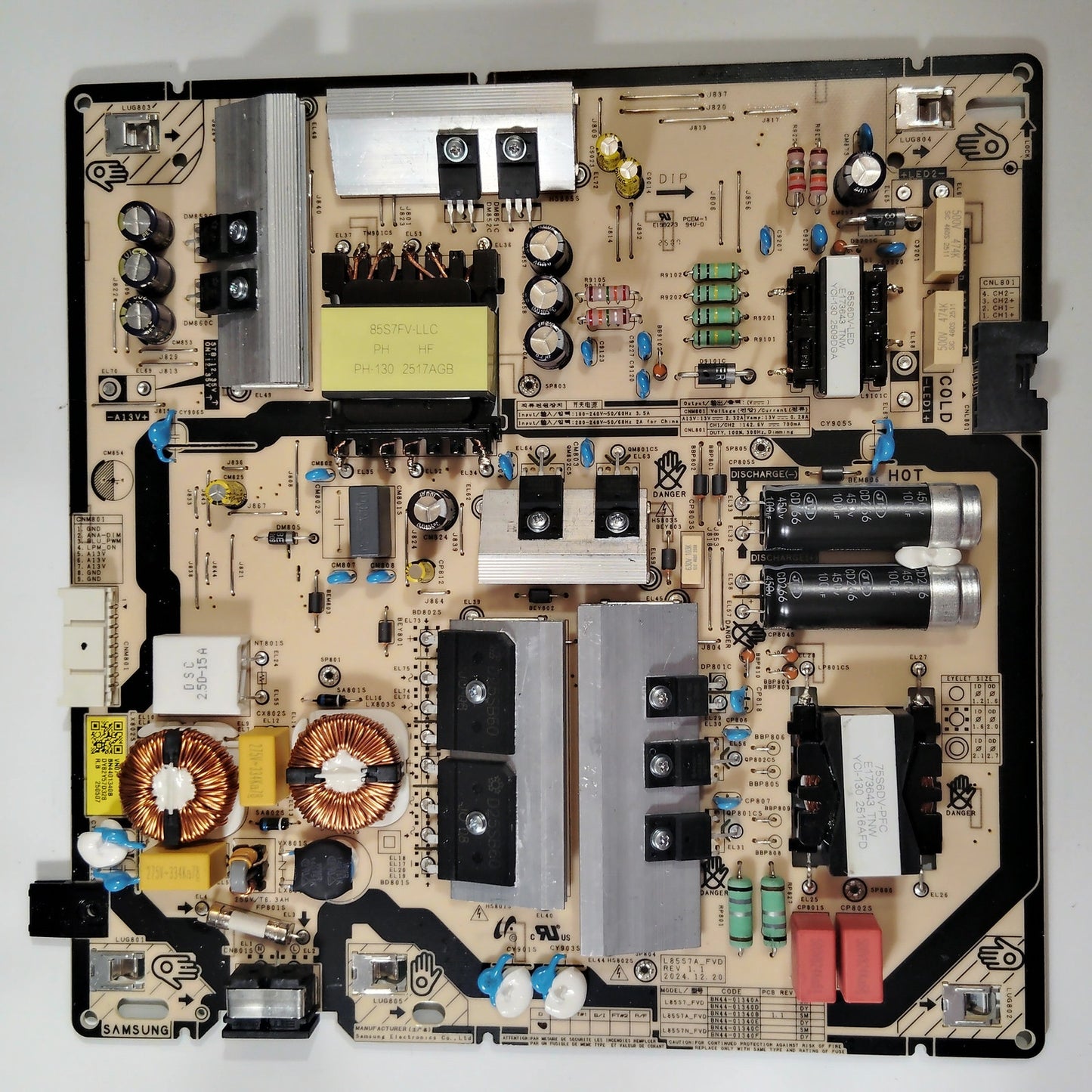 Samsung Power Supply + Main Board Set OEM UN65CU7000FXZA BN94-18548A BN97-21919C