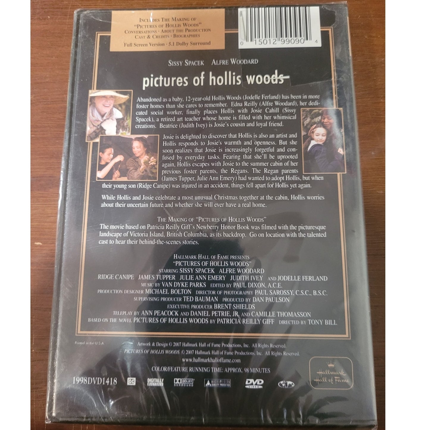 Pictures of Hollis Woods DVD 2007 Hallmark Gold Crown Collectors Edition Drama