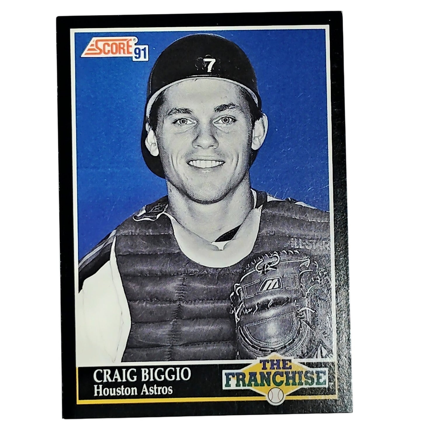 1991 Score The Franchise Craig Biggio Card #872 Houston Astros C VG/EX