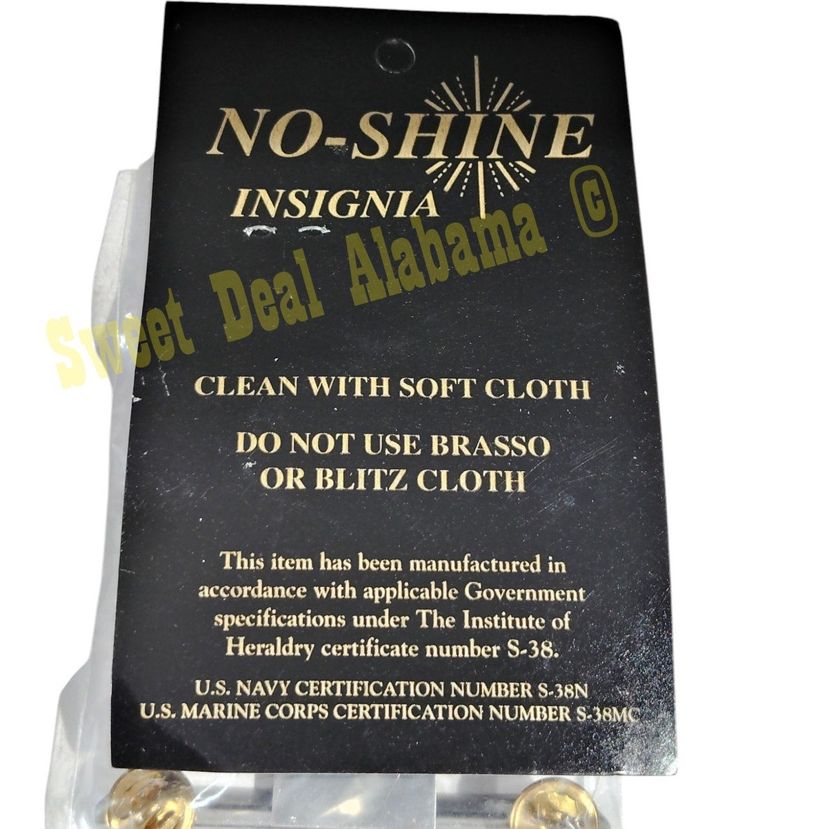 Mounting Rack, Bar for 14 Miniature Medals (4/4/4/2) by No-Shine Insignia