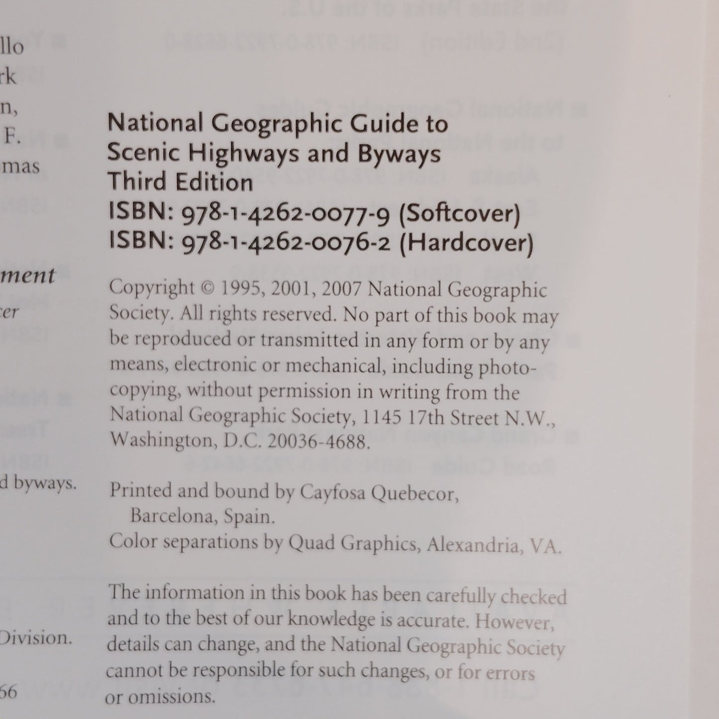 National Geographic Guide to Scenic Highways & Byways: 275 Best Drives, 3rd Ed.