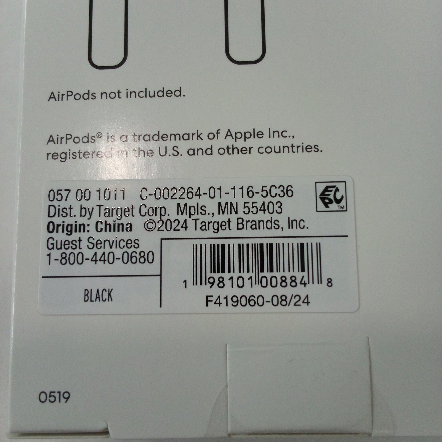 Dealworthy Silicone Case Cover for AirPods Pro (3rd Generation) Case, Black