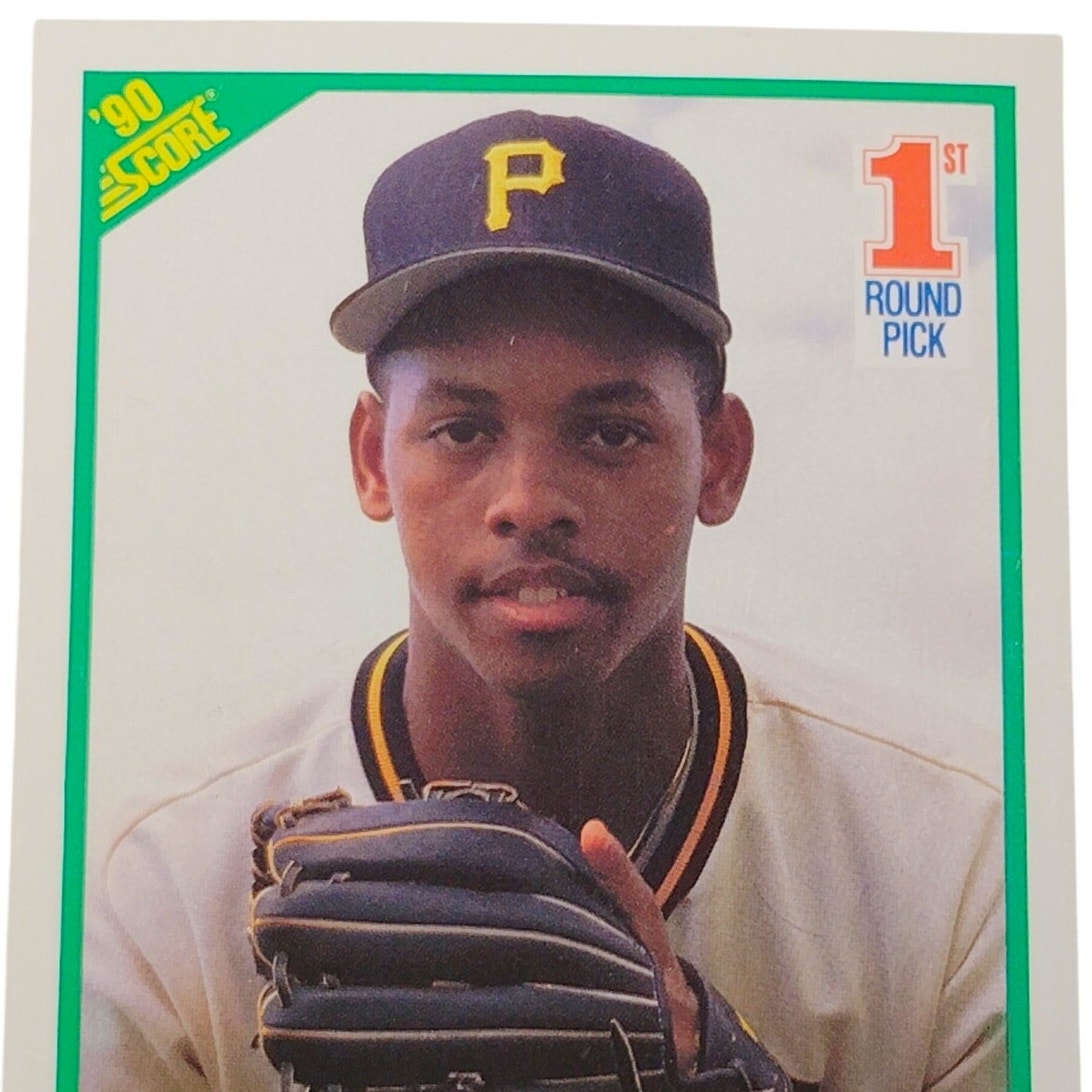 1990 Score Willie Greene #682 Pittsburgh Pirates 3B 1st Round Pick MLB Card NM