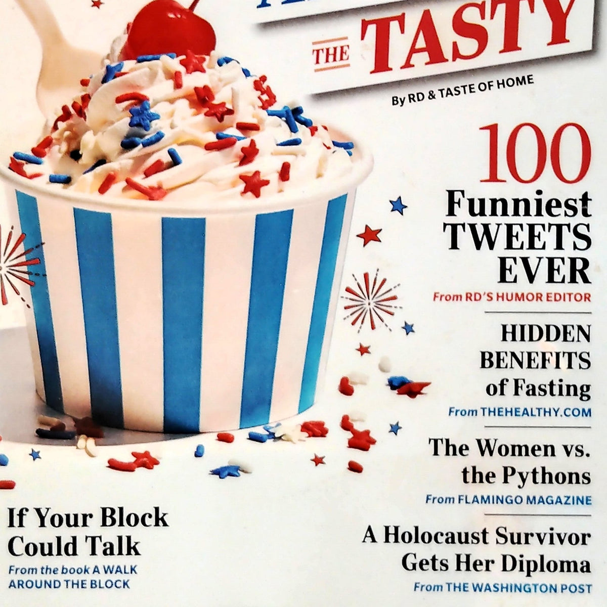 Reader's Digest July/August 2021 America the Tasty Magazine Back Issue