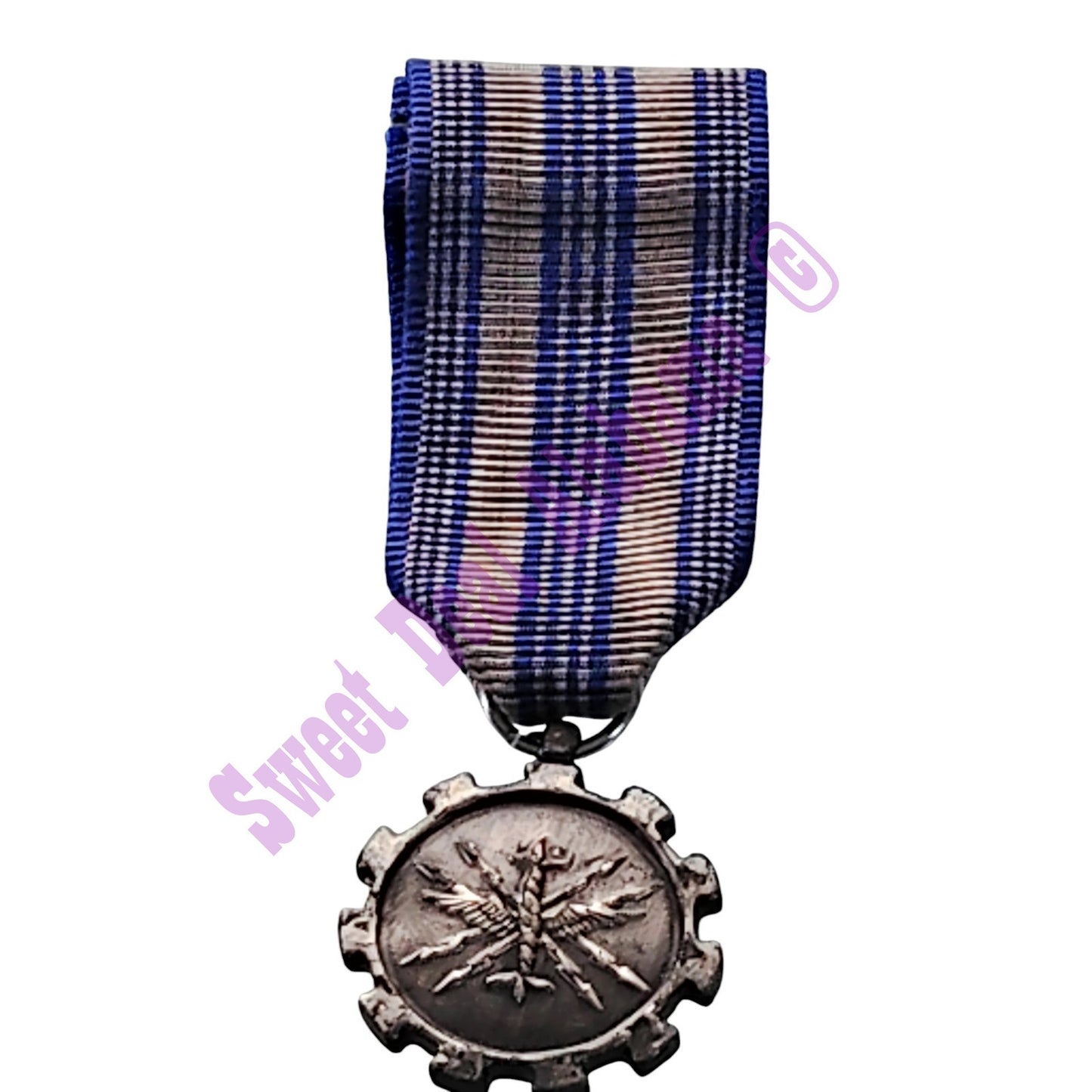 Air Force Meritorious Achievement Mini Medal 3/4"D Ribbon 3/4"W Overall 2-1/4"H