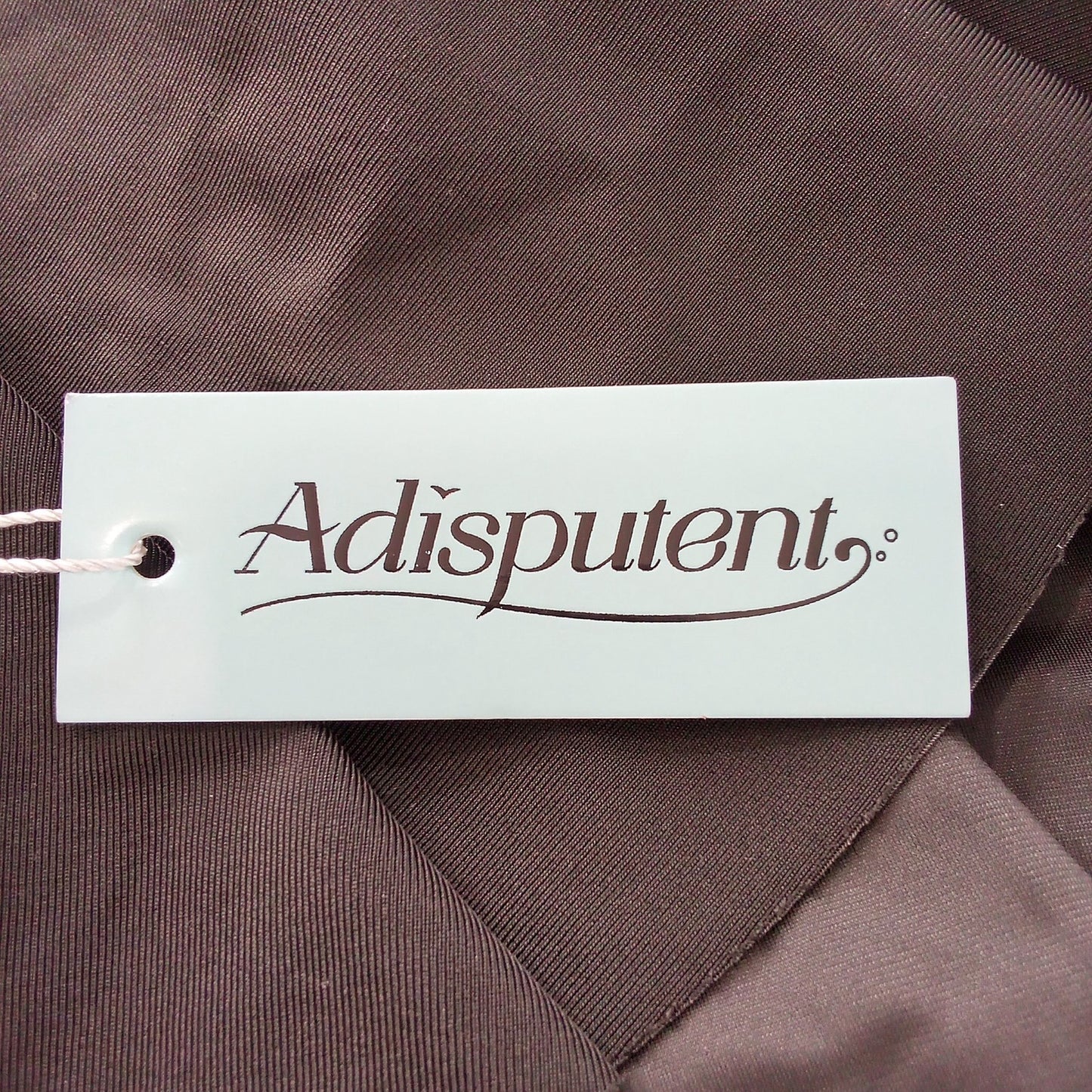 Adisputent Swim Top Layered Ruffle Flounce Black Padded Women Size L NWT