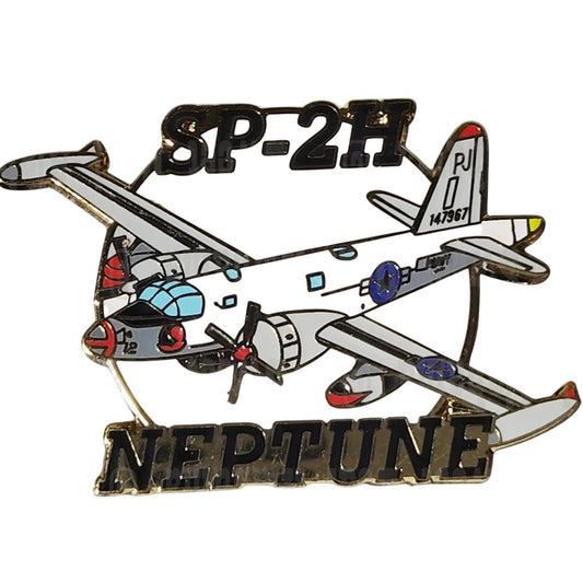 Neptune SP-2H Aircraft, Collector's Hat, Lapel, Brooch Pin 1-3/8"W x 1"H
