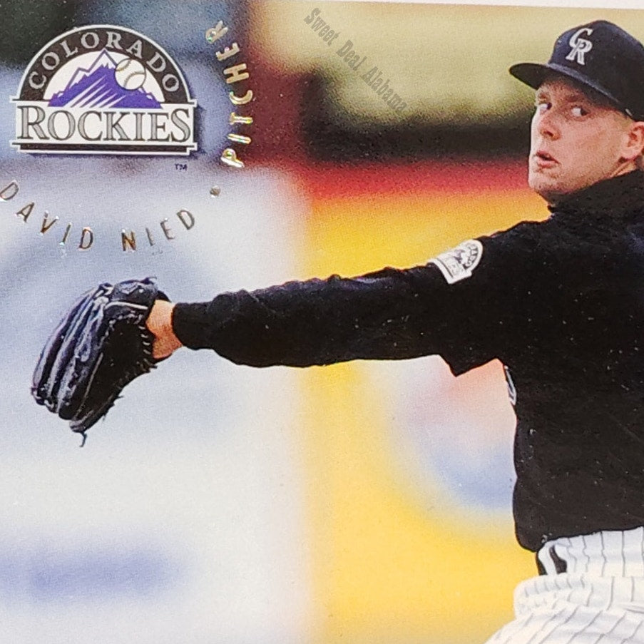 David Nied, Colorado Rockies, #447, 1994 Fleer Baseball Collector's Card