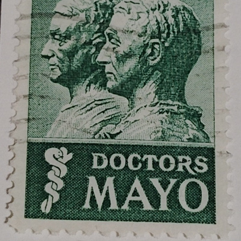 1964 Scott #1247 – 5¢ Doctors Mayo / Mayo Foundation – Canceled