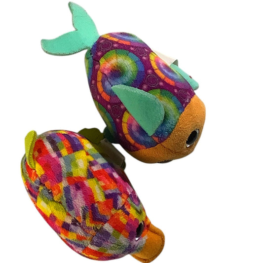TY Happy Meal Beanies, 2019, Sami the Goldfish & Flips the Platypus (Version 1)