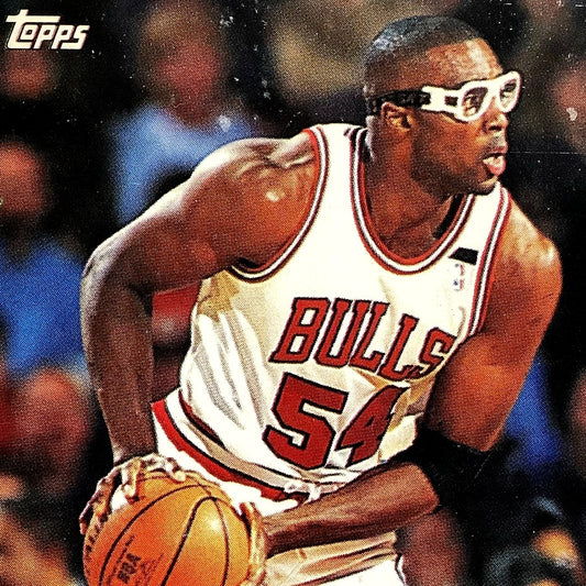Horace Grant, Chicago Bulls, 1993 Topps Collector's Card 288, EXC