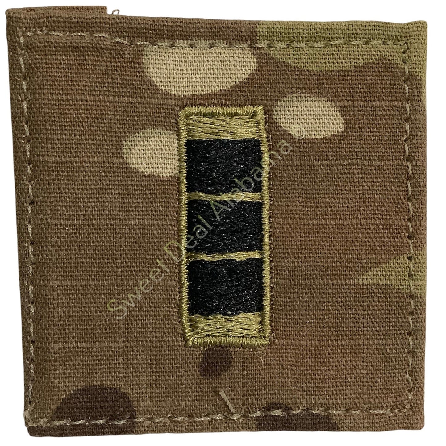 U.S. Army Chief Warrant Officer 3, OCP Rank Sew-On Insignia, Multi-Camo, 2" x 2"