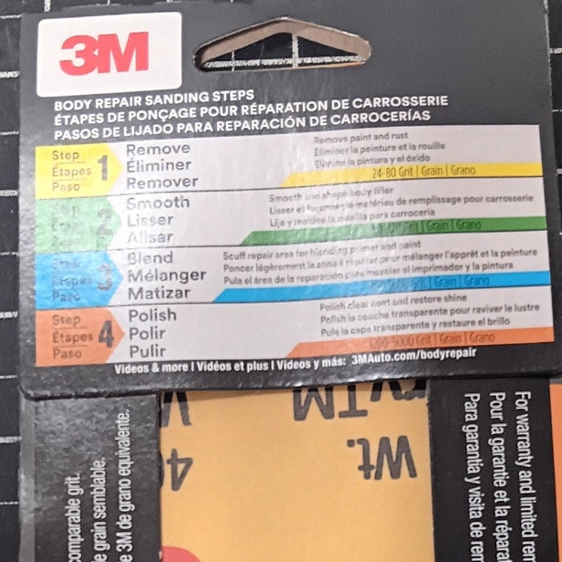 3M Wetordry Automotive Sandpaper – 2000 Grit, 10 Sheets (2-Pack)