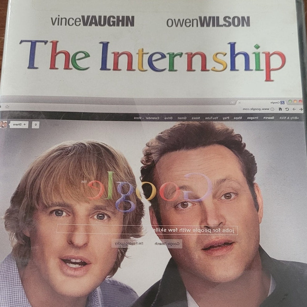 The Internship (DVD, 2013) Comedy Starring Vince Vaughn & Owen Wilson
