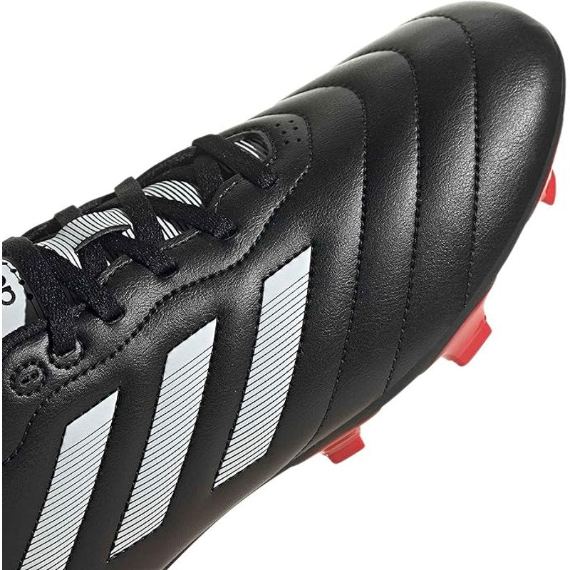 adidas Goletto VIII Firm Ground Soccer Cleats Black White Red Men’s 8.5