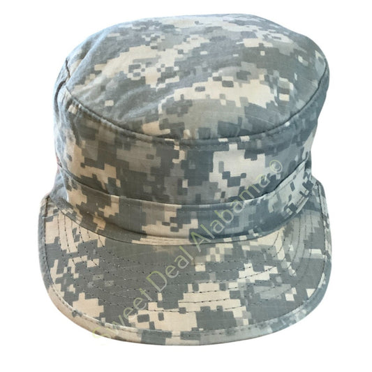 Vintage U.S. Military Personnel ACU Patrol Cap, Digital Camo, 6-5/8, EUC