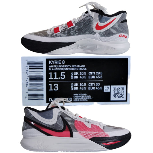 Nike Air Zoom Kyrie Irving 8, Size M-11.5 / W-13 University Red/Black DJ6017-100