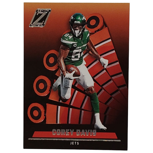 Corey Davis, New York Jets, NFL 2022 Panini-Zenith Card 13, EX/NM