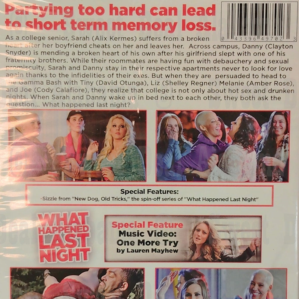 What Happened Last Night (2018 DVD) View 89 Minutes of Comedy, Drama
