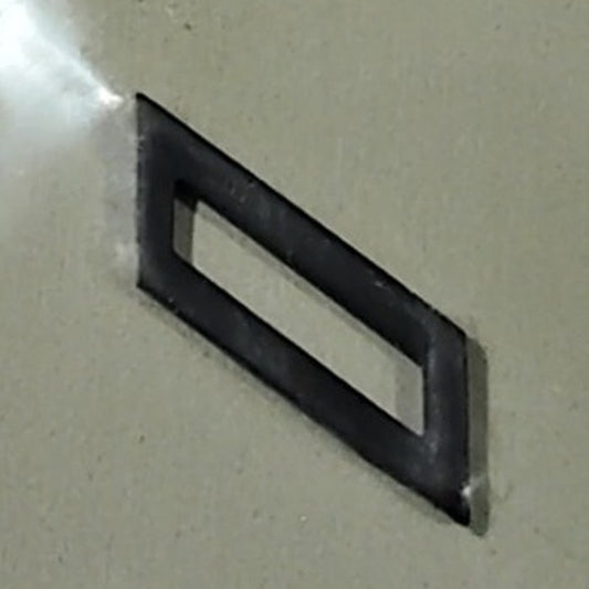 E2 Device Pin: Navy Seaman Apprentice E2 Rank, 1/2" x 1/4", Subdued Black, NIP