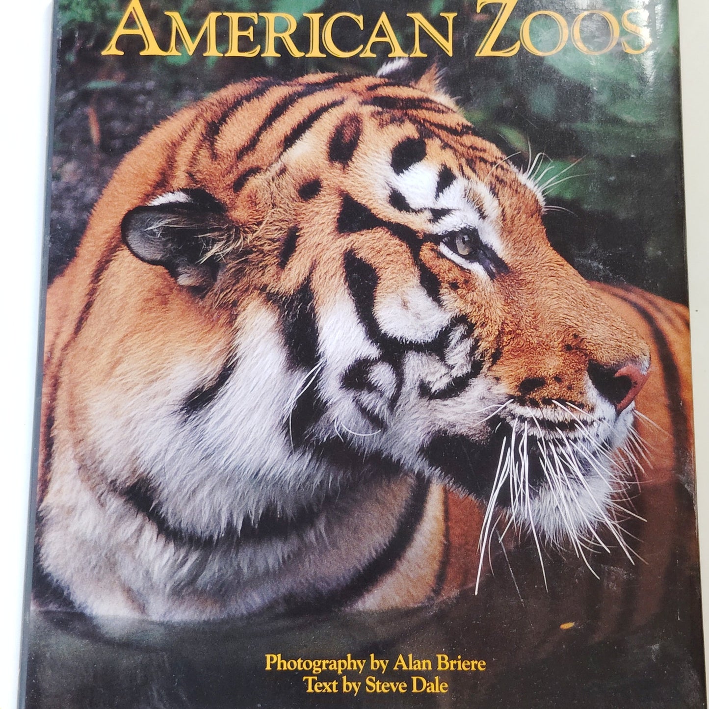 American Zoos 1992 Hardcover Wildlife Photography Book 12.5" x 10.75"