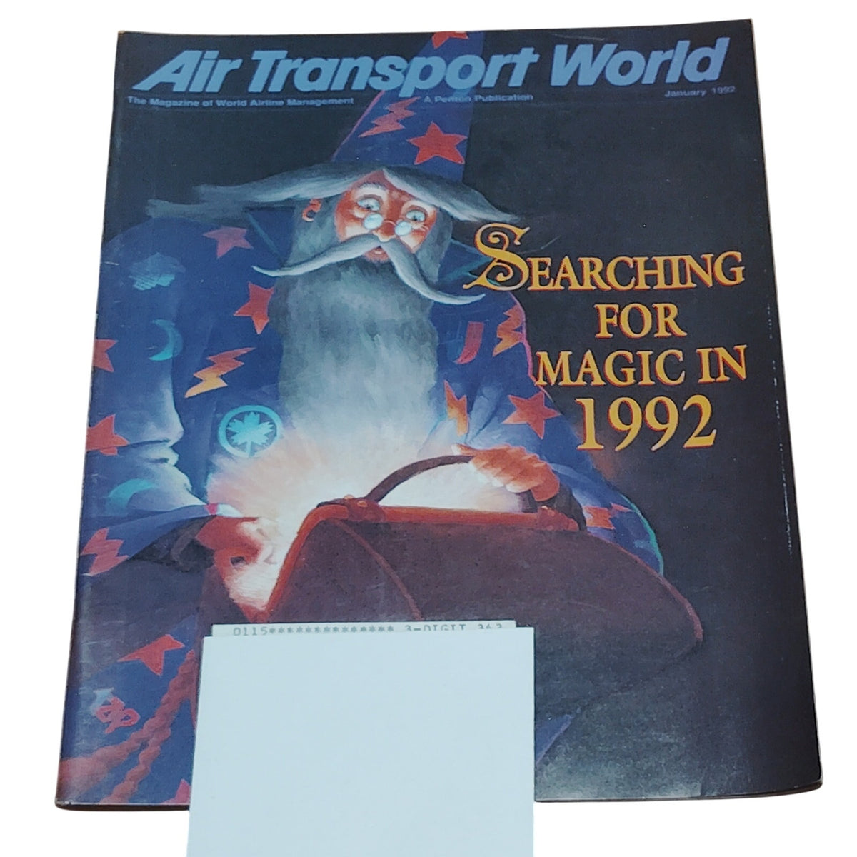 Air Transport World Magazine - January 1992 - "Searching for Magic" Aviation