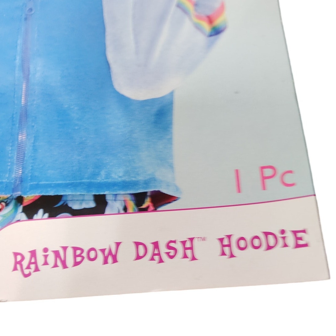 Adult Women’s Rainbow Dash Hoodie Costume My Little Pony S/M (Up to Size 8)