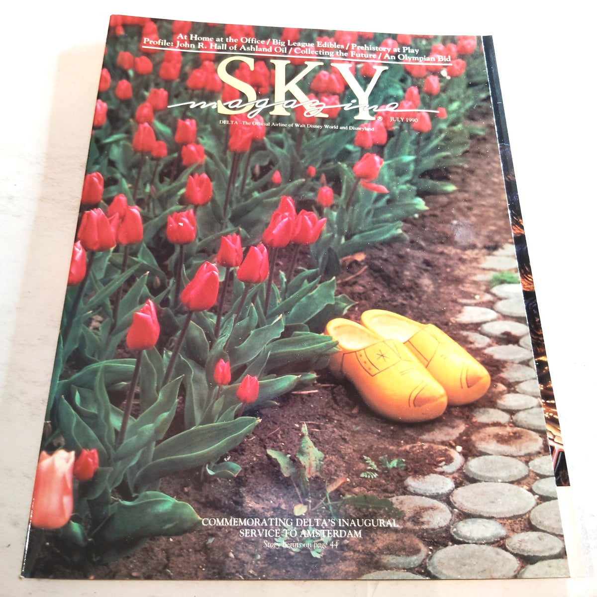 Delta SKY Magazine - July 1990 In-Flight Publication - Vintage Aviation History