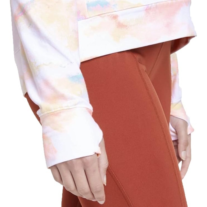 All in Motion Women’s Crewneck Sweatshirt – Tie-Dye Pastels – Size XS