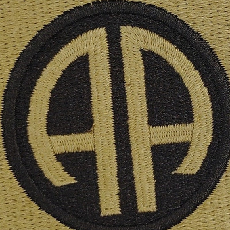 US Army 82nd Airborne Division Patch OCP Scorpion Hook Back 2‑3/8" × 2‑3/8"