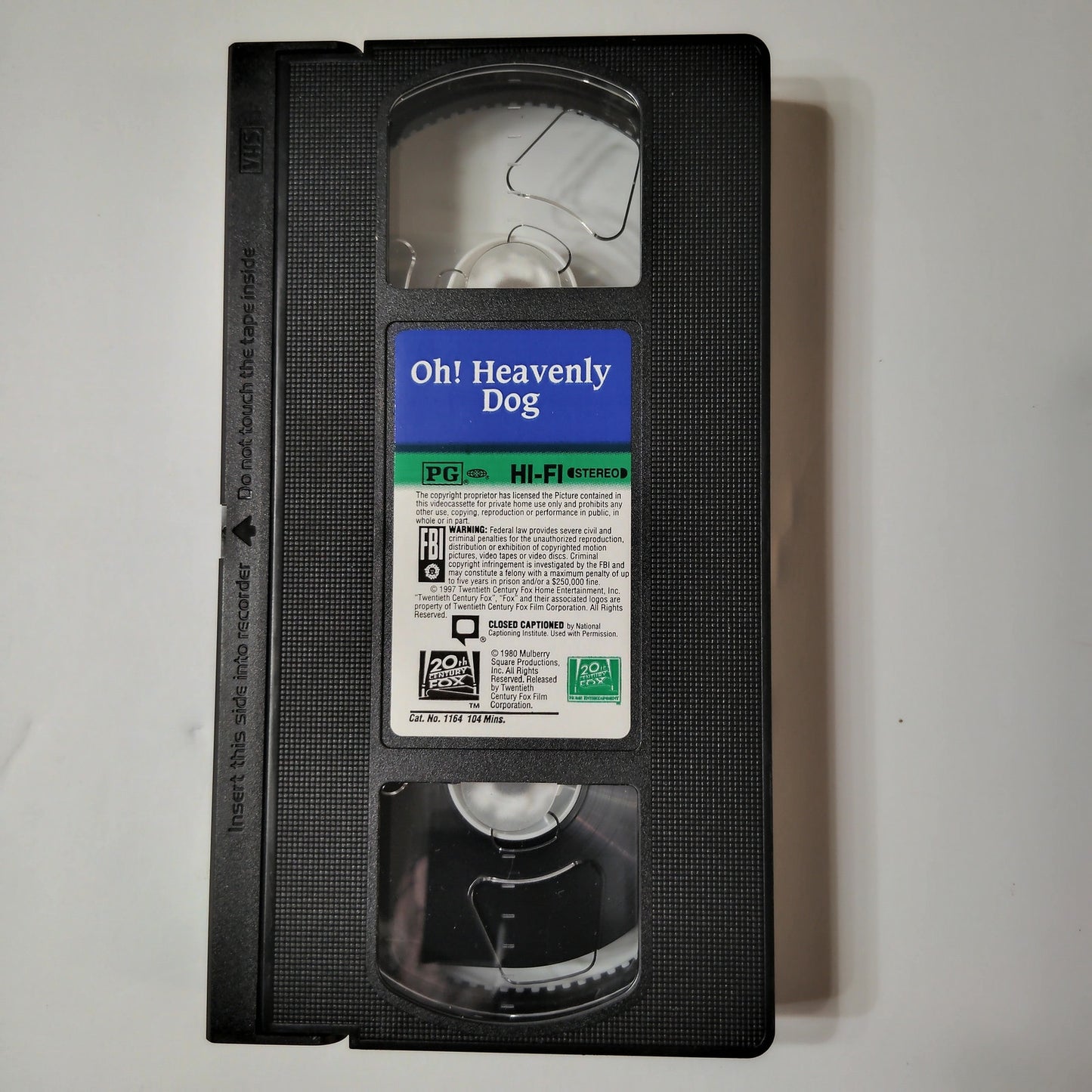 Oh Heavenly Dog VHS 1997 Chevy Chase Jane Seymour Orion Comedy Fantasy