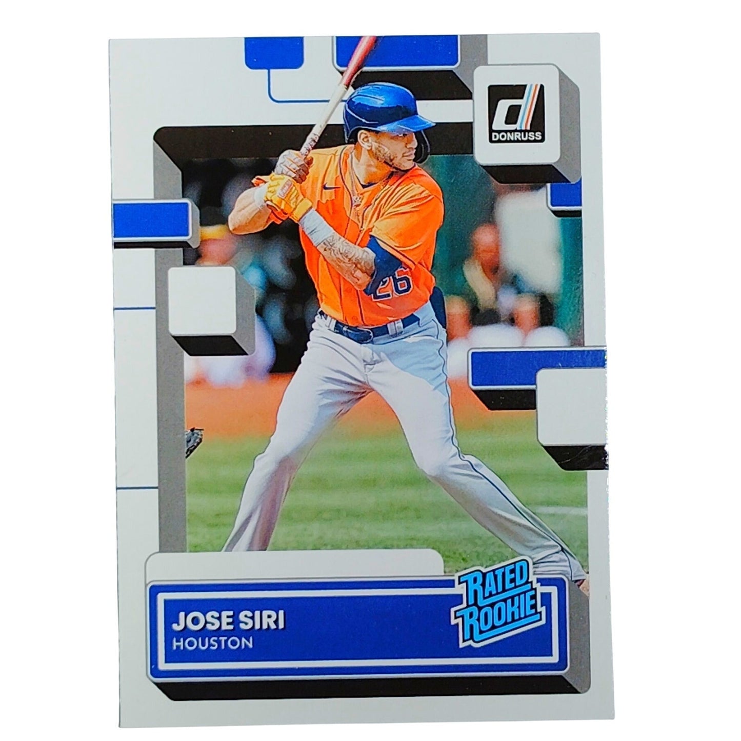 2022 Donruss #62 Jose Siri Rated Rookie Card Houston Astros Outfielder - VG/EX