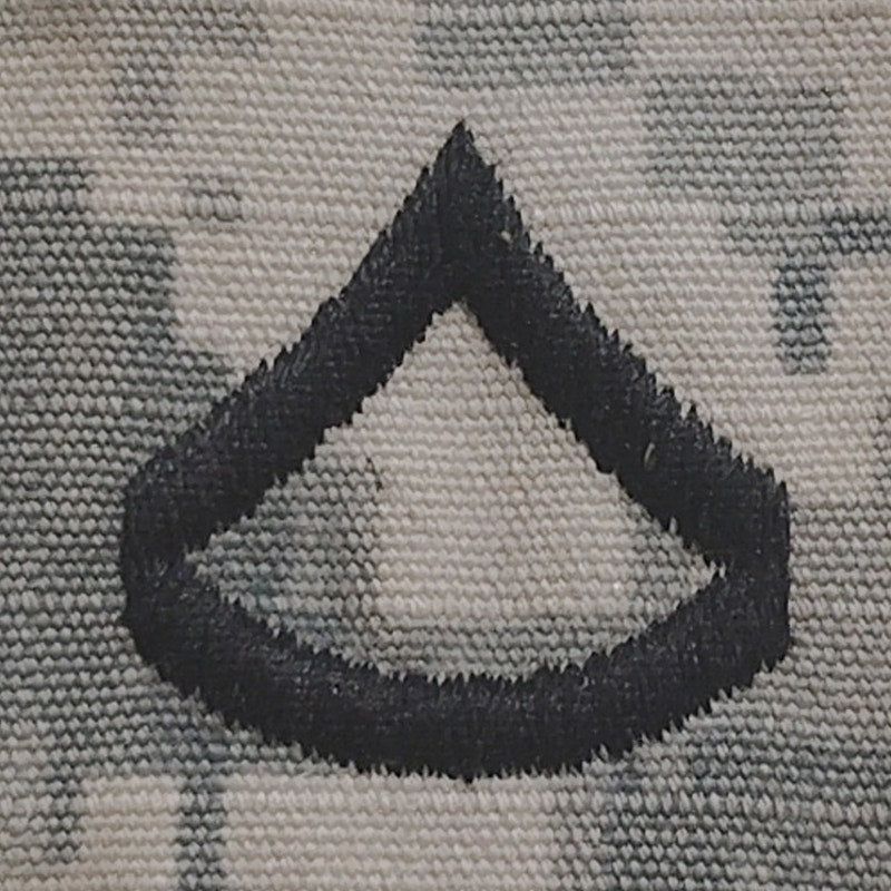 U.S. Army Private First Class (PFC) Patch ACU Digital, 2"×2" Hooked Device – E‑3