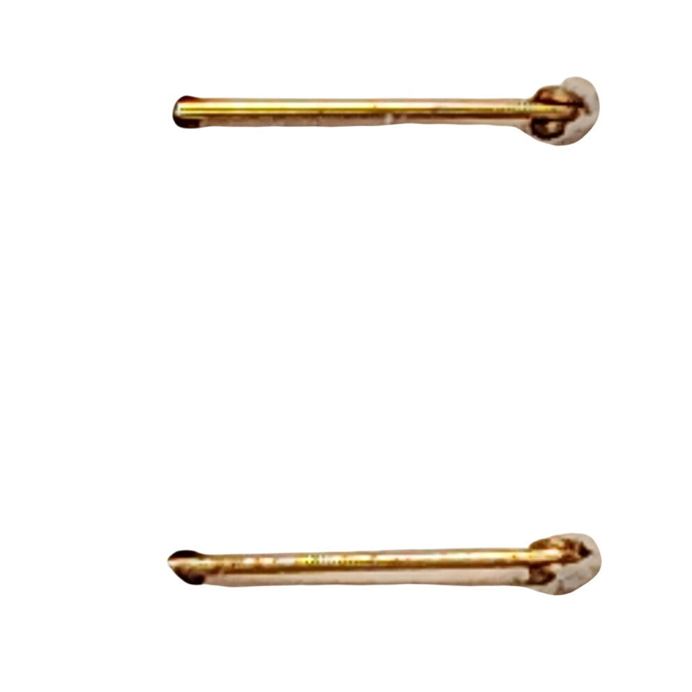 Early/Mid 1900s Brass C-Clasp Number "405" Collar Device 3/8"H Hat / Lapel Pin