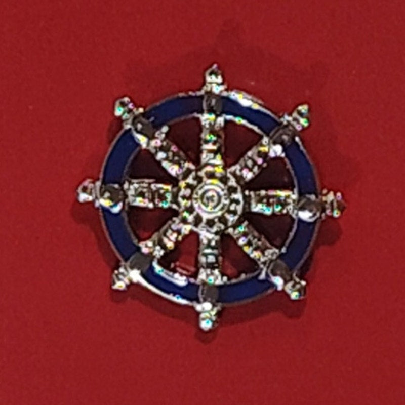 Air Force Badge: Buddhist Chaplain – Air Force & Civil Air Patrol, 7/8" Diameter
