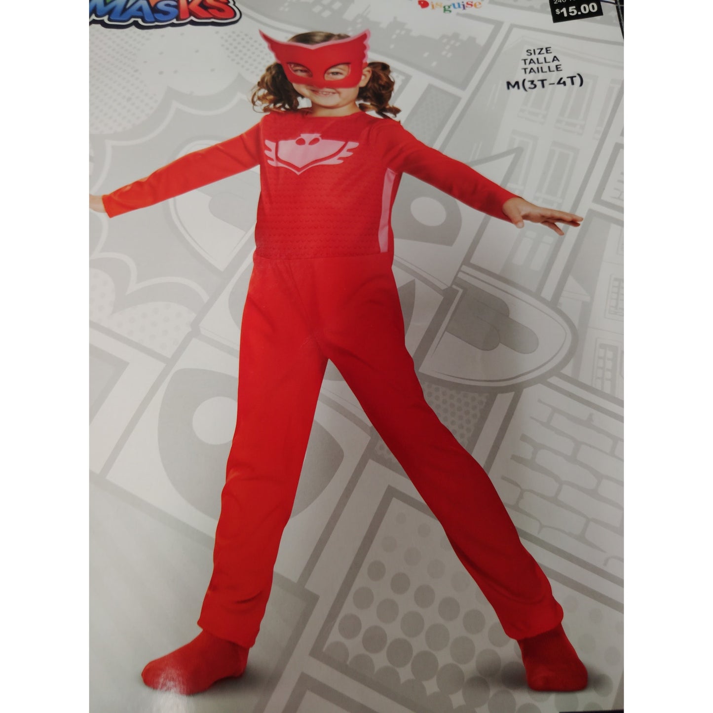 Toddler PJ Masks Owlette Costume Medium (3T/4T)
