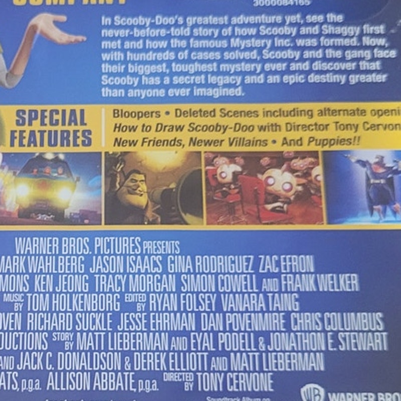 Scoob! Blu-ray Animated Comedy Family Adventure Scooby-Doo Origin Story Mystery