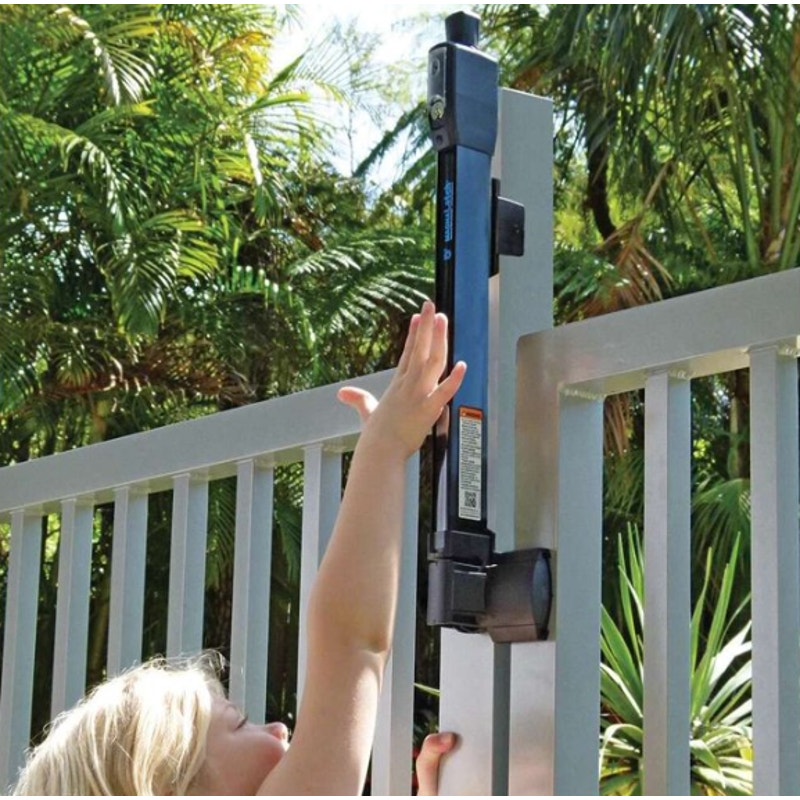 D&D MagnaLatch ML3TPKA Top Pull Magnetic Pool Child Safety Gate Latch, Black
