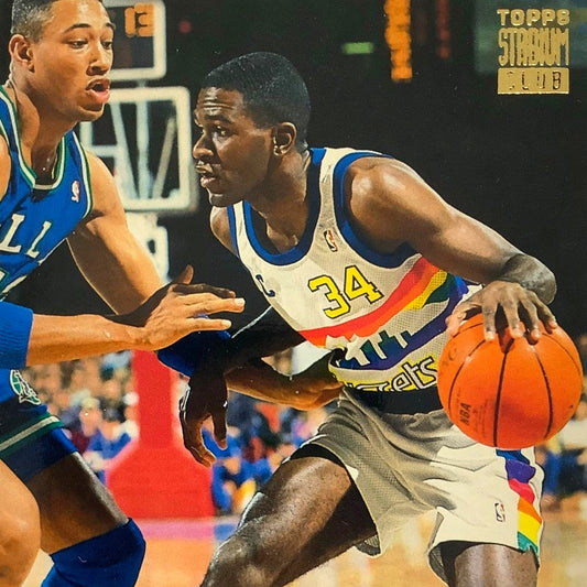 Reggie Williams, Denver Nuggets, 1993 Topps Stadium Club Card 27, EXC