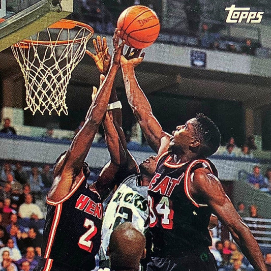 Willie Burton, Miami Heat, 1993 Topps Collector's Card 350, EXC