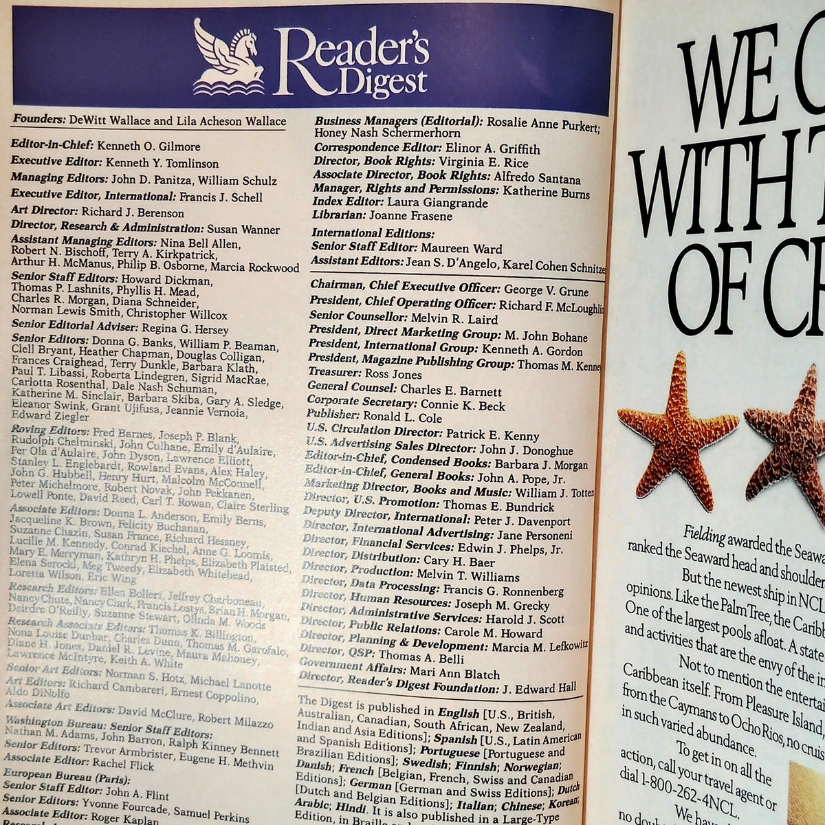 Reader's Digest May 1990 Magazine Red Adair Roger Maris Vintage Back Issue