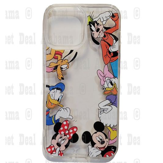 Yueergur Case Mickey and Friends Compatible with for iPhone 13 Pro Max (6.7)