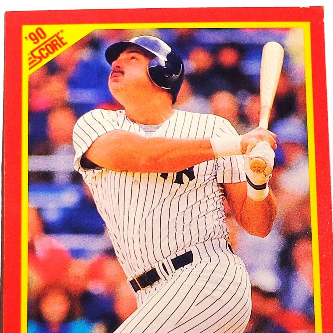 1990 Score Steve Balboni #327 New York Yankees Designated Hitter MLB EX