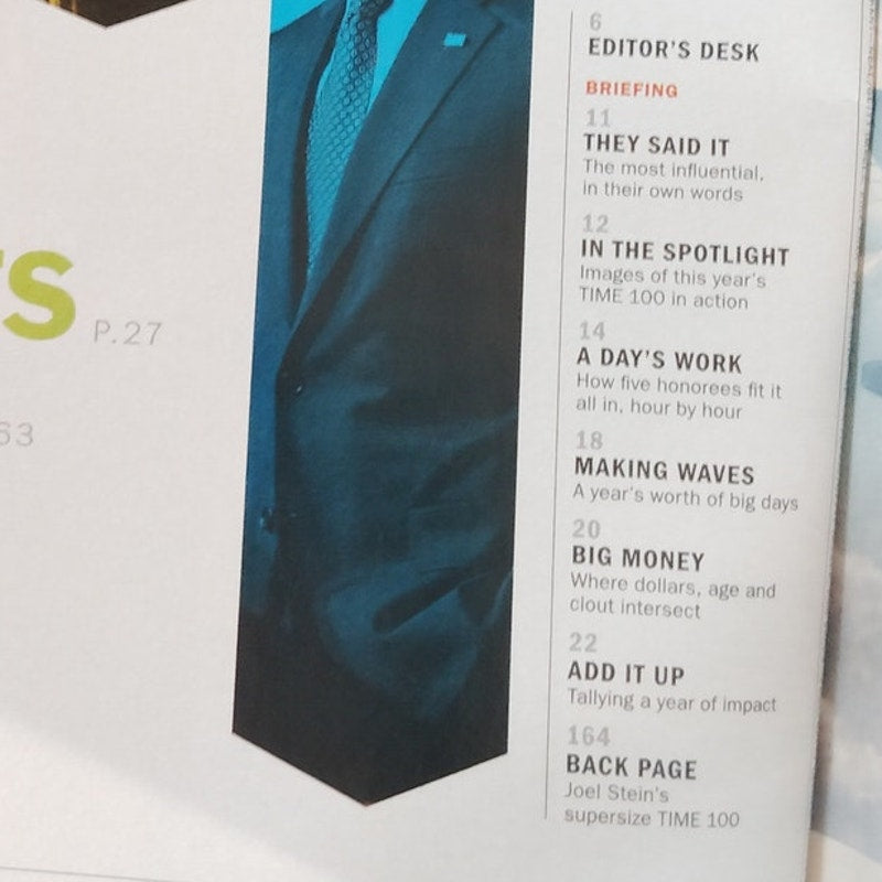 TIME Mag April 30 2012 100 Most Influential People -Obama Clinton Buffett Tebow